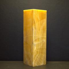 20 Square based Vertical Stripes Onyx Ambient Lamp New Mexico  - 1136725