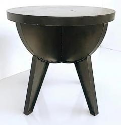 2010 Atomic Age Sputnik Studio Industrial Steel Side Tables Pair - 3528446