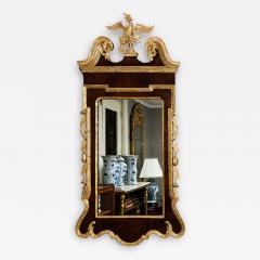 2072 18th Century English Georgian Mahogany and Gilt Mirror - 2499013