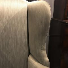 2078 Irish 18th Century Upholstered Wing Chair - 2477303