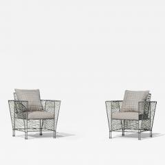 20TH CENTURY IRON GARDEN CHAIRS - 3689176