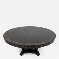 20th Century Anglo Indian Ebonised Centre Table - 3562751