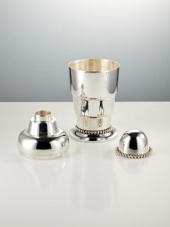 20th Century Art Deco Cocktail Shaker Set with Six Cups Austria Circa 1920 - 3506323
