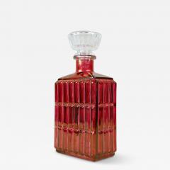 20th Century Art Deco Glass Decanter or Liquor Bottle Austria ca 1930 - 4484215