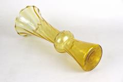 20th Century Art Deco Glass Vase Amber Colored Austria ca 1920 - 4361323
