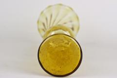 20th Century Art Deco Glass Vase Amber Colored Austria ca 1920 - 4361327
