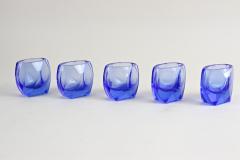 20th Century Art Deco Liquor Set Decanter With 5 Shot Glasses CZ circa 1920 - 4636729
