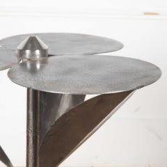 20th Century Art Deco Polished Steel Flower Table - 3560307