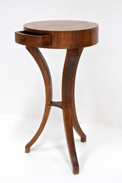 20th Century Art Deco Side Table Gueridon Table Nutwood Austria ca 1920 - 3935323