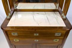 20th Century Art Nouveau Cabinet Buffet by H B ck Mahogany Austria ca 1910 - 4583369