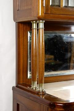 20th Century Art Nouveau Cabinet Buffet by H B ck Mahogany Austria ca 1910 - 4583371