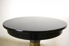 20th Century Art Nouveau Coffee Side Table with Brass Base Austria ca 1910 - 4017362