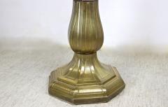 20th Century Art Nouveau Coffee Side Table with Brass Base Austria ca 1910 - 4017363
