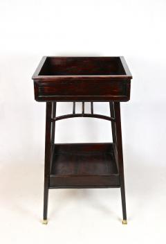 20th Century Art Nouveau Flower Stand Pedestal Beechwood Austria ca 1905 - 4806454