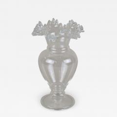 20th Century Art Nouveau Frilly Glass Vase Austria circa 1910 - 3479228