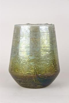 20th Century Art Nouveau Glass Vase Iridescent Bohemia ca 1910 - 4193696