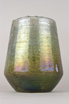 20th Century Art Nouveau Glass Vase Iridescent Bohemia ca 1910 - 4193707
