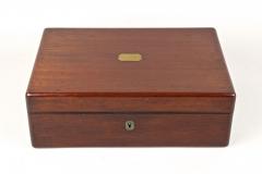 20th Century Art Nouveau Mahogany Wooden Box Humidor AT ca 1915 - 3823406