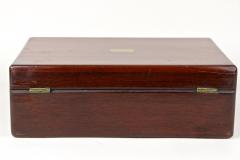 20th Century Art Nouveau Mahogany Wooden Box Humidor AT ca 1915 - 3823412