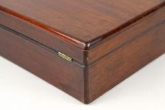 20th Century Art Nouveau Mahogany Wooden Box Humidor AT ca 1915 - 3823413