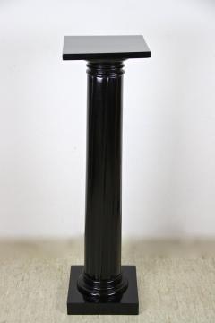 20th Century Art Nouveau Pedestal or Column ebonized handcarved AT ca 1900 - 4217900