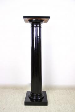 20th Century Art Nouveau Pedestal or Column ebonized handcarved AT ca 1900 - 4217902