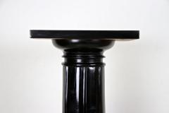 20th Century Art Nouveau Pedestal or Column ebonized handcarved AT ca 1900 - 4217903