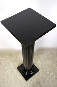 20th Century Art Nouveau Pedestal or Column ebonized handcarved AT ca 1900 - 4217905