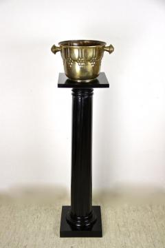 20th Century Art Nouveau Pedestal or Column ebonized handcarved AT ca 1900 - 4217909