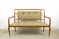 20th Century Art Nouveau Salon Suite With Brass Elements Austria ca 1910 - 4241898