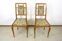 20th Century Art Nouveau Salon Suite With Brass Elements Austria ca 1910 - 4241912