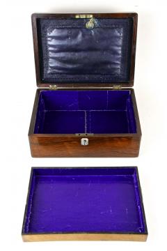 20th Century Art Nouveau Walnut Jewelry Box Austria circa 1910 - 3801463