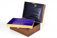 20th Century Art Nouveau Walnut Jewelry Box Austria circa 1910 - 3801464