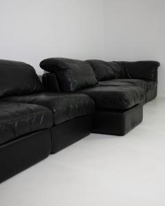 20th Century Austrian Modular Leather Sofa Set of 7 - 3469768