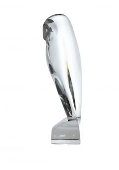 20th Century Baccarat Crystal Decorative Owl Sculpture - 2824410