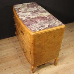 20th Century Birch Wood Dresser with Marble Top - 4123027