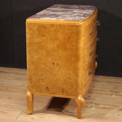 20th Century Birch Wood Dresser with Marble Top - 4123029