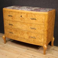 20th Century Birch Wood Dresser with Marble Top - 4123037