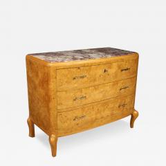20th Century Birch Wood Dresser with Marble Top - 4123491