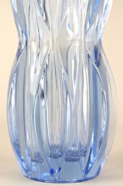 20th Century Blue Art Deco Glass Vase Austria ca 1920 - 4342569