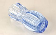 20th Century Blue Art Deco Glass Vase Austria ca 1920 - 4342572