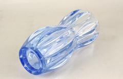 20th Century Blue Art Deco Glass Vase Austria ca 1920 - 4342573