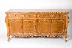 20th Century Burlwood Side Board Gold Design Details - 1038067