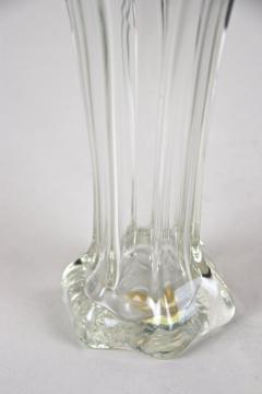 20th Century Clear Murano Glass Vase Vetro Artistico Veneziano Italy ca 1970 - 4429626