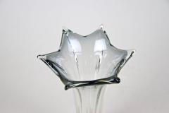 20th Century Clear Murano Glass Vase Vetro Artistico Veneziano Italy ca 1970 - 4429627