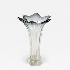 20th Century Clear Murano Glass Vase Vetro Artistico Veneziano Italy ca 1970 - 4434763