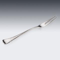 20th Century Danish Solid Silver Bar Cutlery Set W S Sorensen c 1960 - 2989442