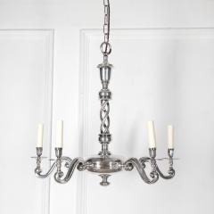 20th Century English Silver Plated Chandelier - 3640357