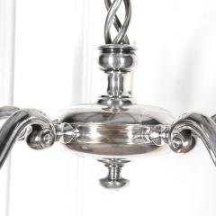 20th Century English Silver Plated Chandelier - 3640366