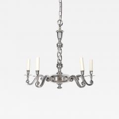 20th Century English Silver Plated Chandelier - 3643641